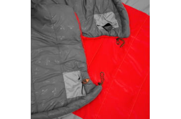 Image of TETON Sports Tracker 5 F Double Mummy Sleeping Bag, Red/Grey, 1109