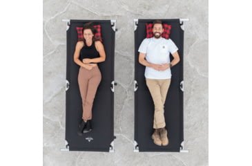 Image of TETON Sports Universal XL Camp Cot with Pivot Arm, Black, Extra Large, 1082A