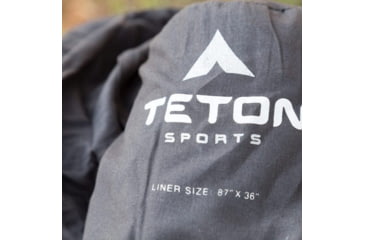 Image of TETON Sports XL Sleeping Bag Liner, Grey, Extra Large, 179