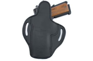 Image of Texas 1836 Cannon - Open Top OWB Holster, Left Hand, Glock 26 Subcompact, Springfield Armory XD Sub-Compact, Black, TX-BH3-641