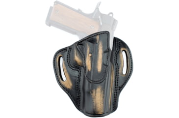 Image of Texas 1836 Cannon Vintage Edition - Open Top OWB Holster, Right Hand, 1911 3in Hammer Down, With No Attachment, Vintage Tan, Black, TX-BH3-205-VINTAN