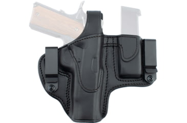 Image of Texas 1836 Crusader - 2 In 1 Thumbreak Holster w/ Magazine Carrier, Right Hand, Most .380 Small Frame Pistols 2.75in, Smith &amp; Wesson M&amp;P Bodyguard 380, With No Attachment, Black, TX-TB-DCH-MC-720