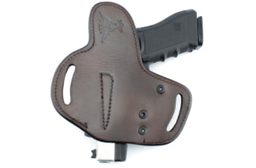 Image of Texas 1836 Fort - Quick Draw OWB Holster, Left Hand, Glock 43, Glock 42, Glock 48X, Brown, TX-EP-BH2-358