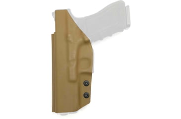 Image of Texas 1836 KYDEX Disruptor Gen II - Taco Style IWB Holster, Right Hand, Glock 43, With No Attachment, Coyote Brown, DTR-GEN2-357