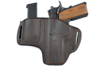Image of Texas 1836 KYDEX The Appendix - Dual Clip IWB Holster w/ Magazine Carrier, Right Hand, Glock 26 Subcompact, Springfield Armory XD Sub-Compact, With No Attachment, Brown, TX-THEAPPENDIX-642