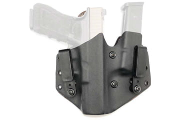 Image of Texas 1836 KYDEX Versus - Appendix Hybrid Holster w/ Magazine Carrier, Right Hand, 1911 5in, With No Attachment, Black, TX-VERSUS-215