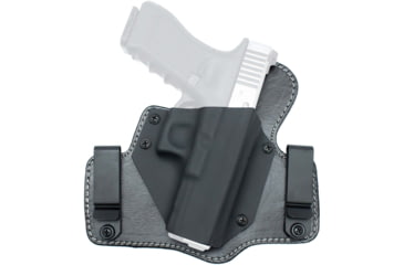 Image of Texas 1836 Partner - 2 In 1 OWB / IWB Holster, Right Hand, Taurus PT111 G2, Taurus PT140 G2, With No Attachment, Black, TX-PART-155