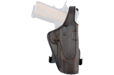 Image of Texas 1836 PD1 - Rotating Thumb Release OWB Paddle Holster, Right Hand, Smith &amp; Wesson J-Frame / M&amp;P Bodyguard 38 Revolvers, Ruger LCR, Brown, TX-PD1-1012