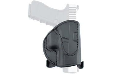Image of Texas 1836 PD3 - Rotating Open Top OWB Paddle Holster, Left Hand, 1911 5in, With No Attachment, Black, TX-PD3-201
