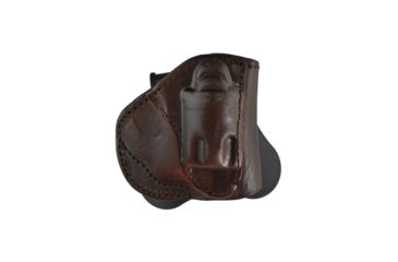 Image of Texas 1836 Rotating Quick Draw Paddle Holster TX-PD2 SW J Frame / Ruger LCR / Bodyguard 38, Concealed Carry, Right Hand, Brown TX-PD2-022