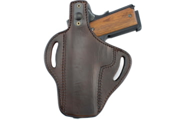 Image of Texas 1836 Standoff - Thumb Break OWB Holster, Right Hand, Most Large Frame Revolvers 4in, Brown, TX-BH1-942