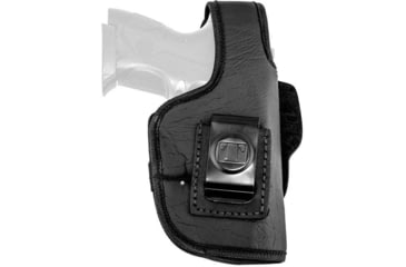 Image of Texas 1836 The Weightless - 4 In 1 Thumb Release IWB Holster, Most 9mm/ .40/ .45 Double Stack, Right Hand, With No Attachment, Black, TWHS-HR4-520