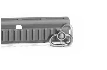 Image of Texas Weapon Systems Gen-3 Dog Leg Scope Rail w/Hinge Base &amp; Quick Release, Saiga-12, Black, 35518