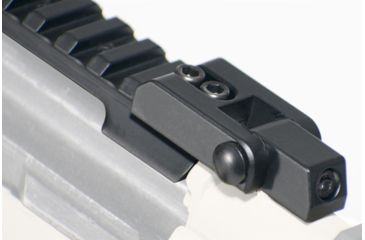 Image of Texas Weapon Systems Gen-3 Dog Leg Scope Rail w/Hinge Base &amp; Quick Release, Saiga-12, Black, 35518