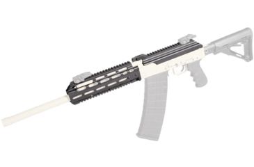 Image of Texas Weapon Systems Gen-3 Dog Leg Scope Rail w/Hinge Base &amp; Quick Release, Saiga-12, Black, 35518