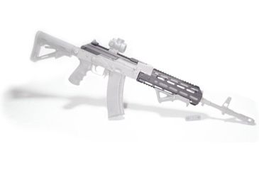Image of Texas Weapon Systems Gen-3 Handguard w/Dog Leg Scope Rail, AKM/AK-47/AK-74, Black, 35510