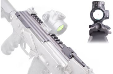 Image of Texas Weapon Systems Gen-3 Handguard w/Dog Leg Scope Rail, AKM/AK-47/AK-74, Black, 35510