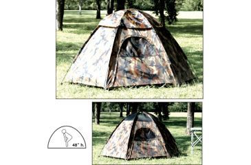 Image of Texsport Camouflage Hexagon Dome Tent 01113TEX