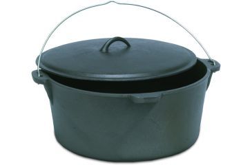 Image of USED Texsport Cast Iron 20 qt Dutch Oven w/o Legs 14490, EDEMO1