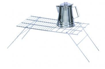 Image of Texsport Deluxe Folding Camp Grill,24x12in,Nickel Plated 15106