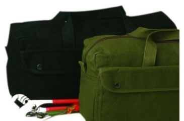 Image of Texsport Luggage Case for Tools, Black, Canvas, 19" X 9" X 6" 11821TEX