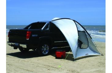 Image of Texsport Spinnaker Auto Shade,126x92in,Silver/Black 02869