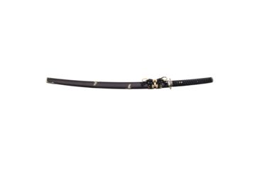 Image of Thaitsuki Nihonto Tonbo Sanmai Katana Limited Edition, 29in Hand Forged And Folded High Carbon Steel Blade, Blackened Copper Tsuba With Silver Dragonfly, S04LE