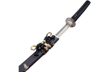 Image of Thaitsuki Nihonto Tonbo Sanmai Katana Limited Edition, 29in Hand Forged And Folded High Carbon Steel Blade, Blackened Copper Tsuba With Silver Dragonfly, S04LE