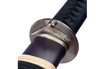 Image of Thaitsuki Nihonto Tonbo Sanmai Katana Limited Edition, 29in Hand Forged And Folded High Carbon Steel Blade, Blackened Copper Tsuba With Silver Dragonfly, S04LE