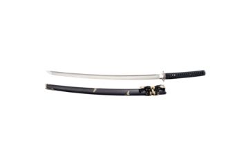 Image of Thaitsuki Nihonto Tonbo Sanmai Katana Limited Edition, 29in Hand Forged And Folded High Carbon Steel Blade, Blackened Copper Tsuba With Silver Dragonfly, S04LE