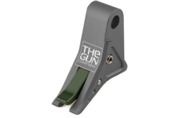 Image of The Gun Company Gen 1-5 SS Trigger, Gray Shoe/OD Green Safety, Gray/OD Green, TGC-SS-TRG-GRY-ODG