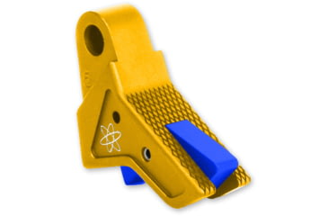 Image of The Gun Company Gen 1-5 TWP Trigger, Gold Shoe/Blue Safety, Gold/Blue, TGC-TWP-TRG-GOLD-BLU