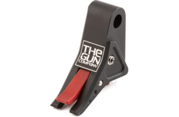 Image of The Gun Company Gen 3/4 SS Trigger, Black Shoe, Red Safety, TGC-SS-TRG-BLK-RED