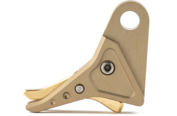 Image of The Gun Company Gen 3/4 SS Trigger, FDE Shoe, Brass Safety, TGC-SS-TRG-FDE-BRS