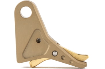 Image of The Gun Company Gen 3/4 SS Trigger, FDE Shoe, Brass Safety, TGC-SS-TRG-FDE-BRS
