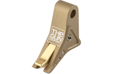 Image of The Gun Company Gen 3/4 SS Trigger, FDE Shoe, Brass Safety, TGC-SS-TRG-FDE-BRS