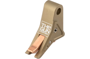 Image of The Gun Company Gen 3/4 SS Trigger, FDE Shoe, Copper Safety, TGC-SS-TRG-FDE-CPR
