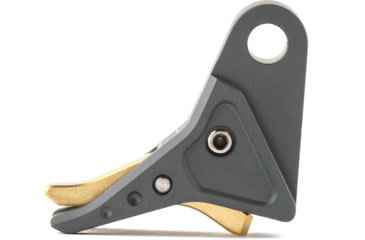 Image of The Gun Company Gen 3/4 SS Trigger, Gray Shoe, Brass Safety, TGC-SS-TRG-GRY-BRS
