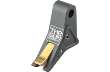 Image of The Gun Company Gen 3/4 SS Trigger, Gray Shoe, Brass Safety, TGC-SS-TRG-GRY-BRS
