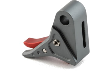 Image of The Gun Company Gen 3/4 SS Trigger, Gray Shoe, Red Safety, TGC-SS-TRG-GRY-RED