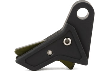 Image of The Gun Company Gen 3/4 TWP Trigger, Black Shoe, OD Green Safety, TWP-TRG-BLK-ODGRN