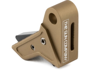 Image of The Gun Company Gen 3/4 TWP Trigger, FDE Shoe, Black Safety, TWP-TRG-FDE-BLK