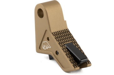 Image of The Gun Company Gen 3/4 TWP Trigger, FDE Shoe, Black Safety, TWP-TRG-FDE-BLK