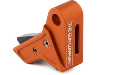 Image of The Gun Company Gen 3/4 TWP Trigger, Orange Shoe, Black Safety, TWP-TRG-ORG-BLK
