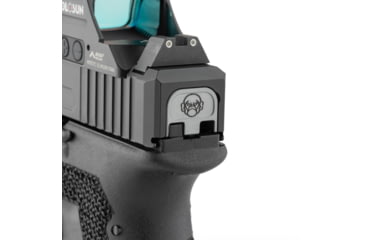 Image of The Gun Company Slide Back Plate For Glock, Milspec Monkey, Gray, TGC-SLD-BP-GRY-MSM