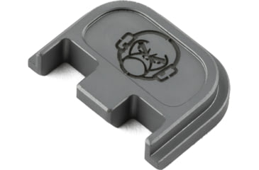 Image of The Gun Company Slide Back Plate For Glock, Milspec Monkey, Gray, TGC-SLD-BP-GRY-MSM