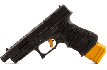 Image of The Gun Company The Gun Co +5 Magazine Extension for Glock 19, Gold, TGCGBP195GLD