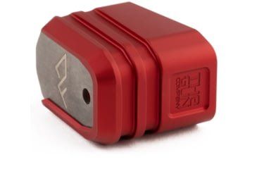 Image of The Gun Company The Gun Co +5 Magazine Extension for Glock 19, Red, TGCGBP195RED
