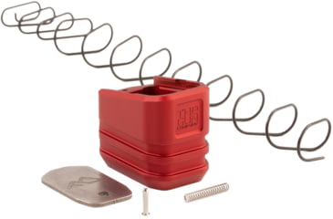 Image of The Gun Company The Gun Co +5 Magazine Extension for Glock 19, Red, TGCGBP195RED