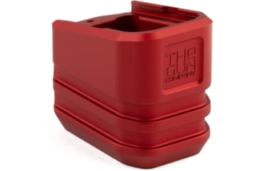 Image of The Gun Company The Gun Co +5 Magazine Extension for Glock 19, Red, TGCGBP195RED-5RD